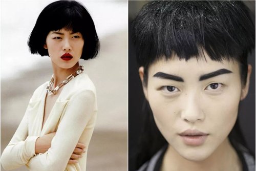 2020年额头短窄适合发型长脸女生剪的短发图片