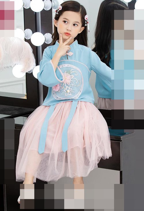 古代小女孩的扎盘发型 典雅美的女童造型