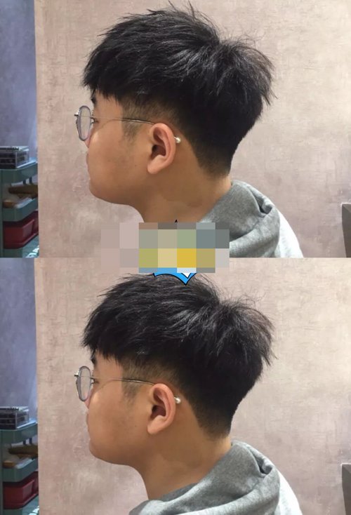 男生短头发鬓角剃掉造型