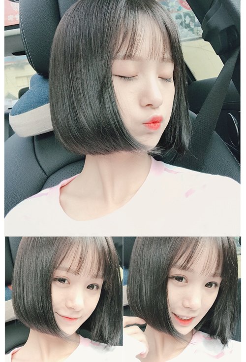 首页 发型脸型 小脸发型 小脸女生齐肩内扣发打造 美翻天的短卷头发