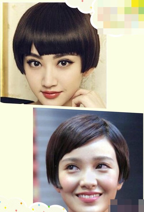 首页 发型脸型 圆脸发型 圆脸女生适合剪短发造型 潮女必备的短头发