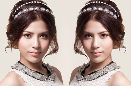 韩式新娘发型-新娘发型教程步骤-短发新娘发型