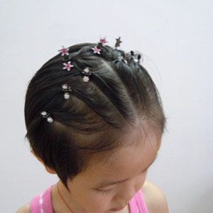 小女孩发型绑扎方法-儿童梳头发型-小孩怎样梳
