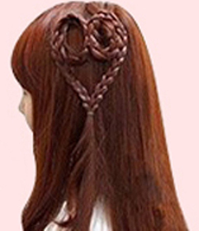 头发编法-如何编头发-韩式编发步骤-韩国编发图