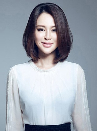 方脸适合的发型图片-长方脸适合什么发型-方脸