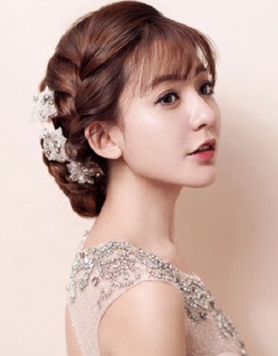 头发编法-如何编头发-韩式编发步骤-韩国编发图