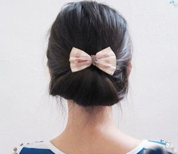 发步骤-简单盘发-韩式盘发图解-<em>盘头发的方法</em>-