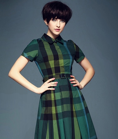 短发-怎么扎好看短发-女生短发<em>发型</em>-韩国女生短