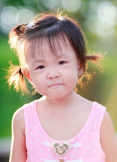 小孩子bobo头怎么扎 小孩齐刘海bob发型图(2