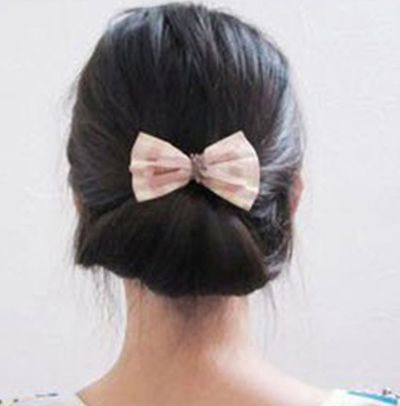 盘头发的方法图解-如何编头发-扎头发的技巧-梳