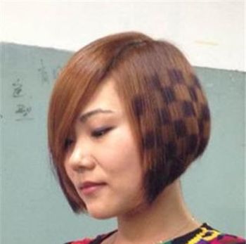 沙宣短发怎么烫发图片 短发烫发图片(2)