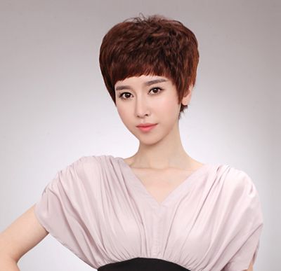 中老年烫发发型_ 烫发发型 中老年女性短发烫发
