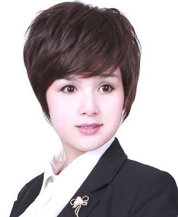 中年女性的脸颊凹陷适合什么发型 中年女短发
