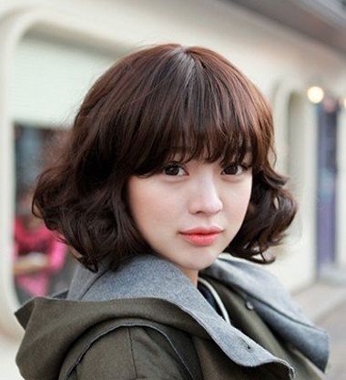 圆脸发型-大圆脸适合的发型-圆脸短发发型图片