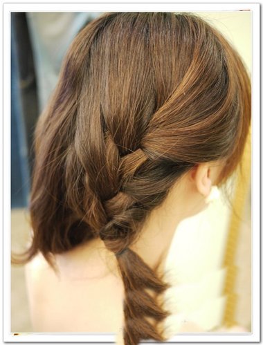 韩剧中好看的发型图片 韩国发型扎法蝎子