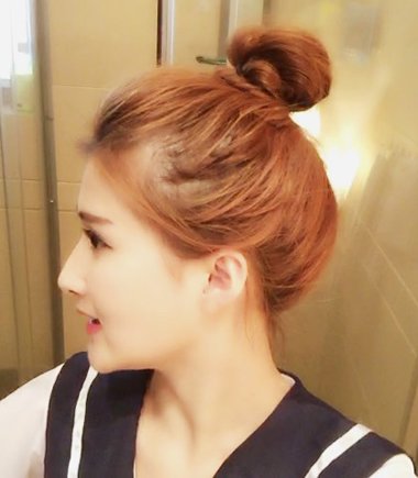 齐肩发怎么扎丸子头 气质丸子头扎法