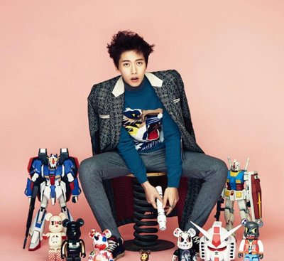 朴海镇把刘海梳起来的发型怎么弄 有刘海的发型图片在亚洲还是很流行