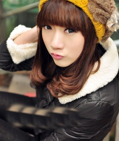 ������Ů�����滨ͷ���� Ⱦ��ʱ�����ķ緶��ɫ