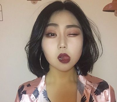 不留刘海剪内扣波波头好看吗 无刘海内扣波波头照样美到飞起