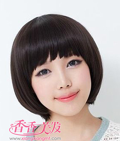 ŮԲ���ʺϵĶ̷�ͼƬ Բ�����ʺϵĶ̷�����