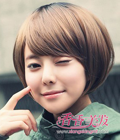 ŮԲ���ʺϵĶ̷�ͼƬ Բ�����ʺϵĶ̷�����