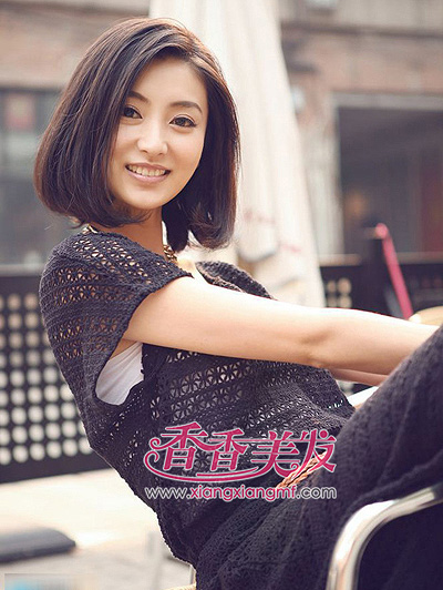 �̷��滨ͷ��ʽ�������� Ů���ж̷���ͼƬ