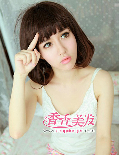 �̷��滨ͷ��ʽ�������� Ů���ж̷���ͼƬ