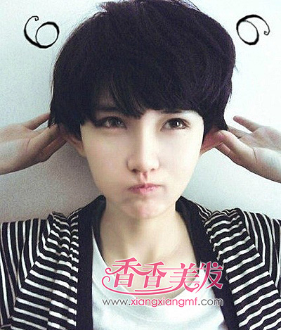 �����ʺ�ʲô���Ķ̷� 2015��Ů��������ֱ�̷�ͼƬ