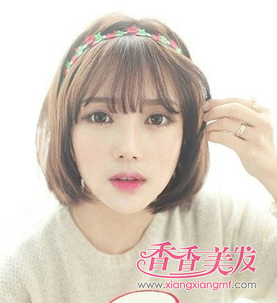 СԲ���ʺ������ķ��� СԲ��Ů���ʺϵĶ̷���ͼƬ