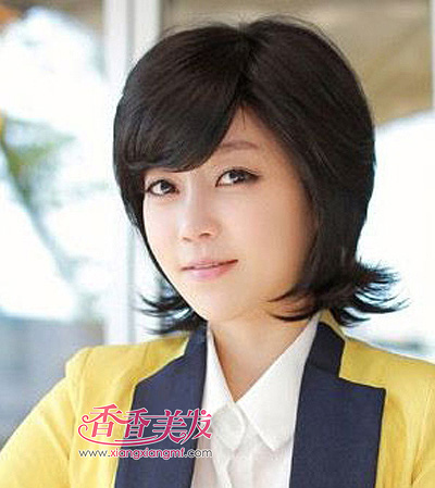 ��Բ���ʺ������Ķ̷� ��Բ��Ů����ʽ�̷�����