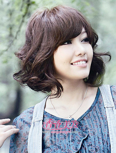 ��Բ���ʺϵĶ̷�����ͼƬ ��Բ���ʺ��ж̷���ͼƬ