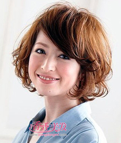 ��Բ���ʺϵĶ̷����� Ů����Բ���̷�����ͼƬ