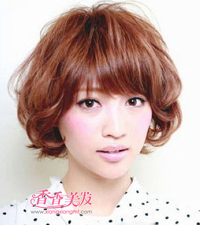 ��Բ���ʺϵĶ̷����� ��Բ��Ů���̷�