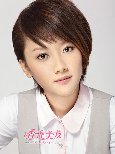 С����ͷ����̷�ͼƬ �ʺ�С���Ķ̷�