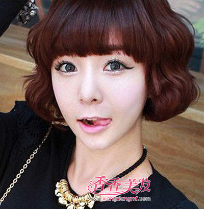 ��ͷխ��Ů���ʺ϶̷������� �����������̷�