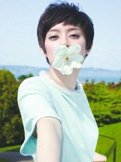 Բ������Ů����ʲô���Ķ̷�ʱ�� Բ������Ůʽ�̷�ͼƬ