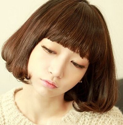 2015Բ��Ů������ͷ�������ն̷� СԲ��ͷ�����ʺϲ���ͷ��