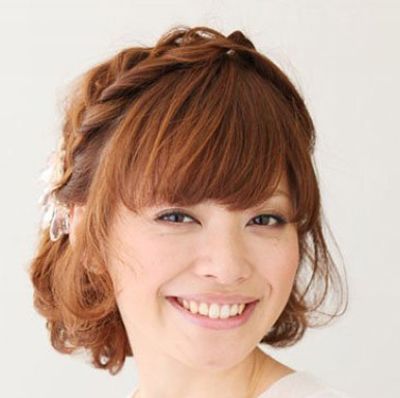 2015Բ��Ů������ͷ�������ն̷� СԲ��ͷ�����ʺϲ���ͷ��