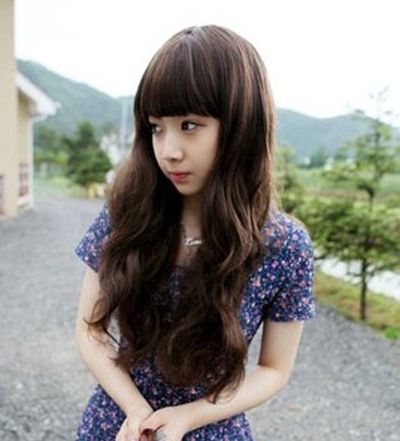 圆脸烫什么发型好看图片 圆脸短发烫发发型