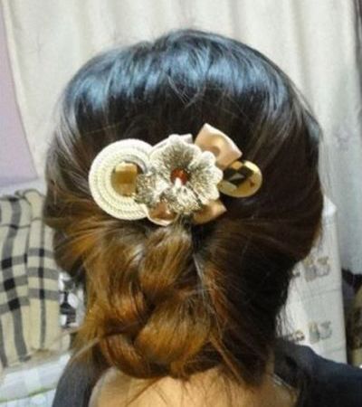 中年女性长脸的盘头发型是咋盘的 长脸发型的盘发