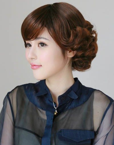 ͷ���ܶ�Ū�滨�̺ÿ��� 40��Ů�˶̷������滨��ͼƬ