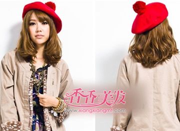 ��ô��ͷ���ϰ벿�ֺ�ֱ���Ҵ�΢�� Ů��ͷ������ֱ�����