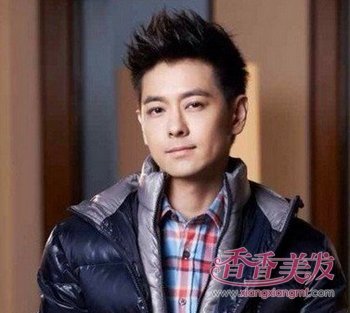 网络红人飞机头男生 男生飞机头染发