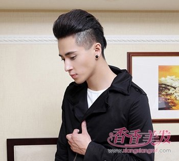 网络红人飞机头男生 男生飞机头染发