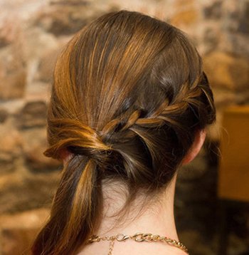 2016新款长直发简单扎发教程 中长直发怎么扎漂亮的发型