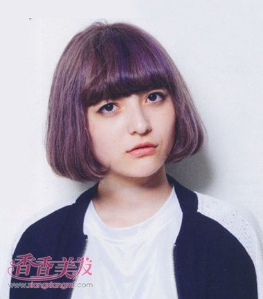 ��Բ���ʺϵĶ̷�����ͼƬ ����Բ���ʺϵĶ̷�