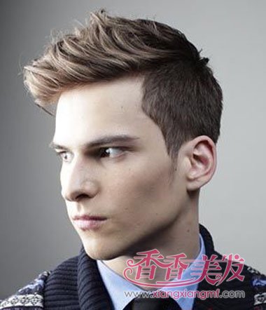 男生留什么发型帅图片 男生头顶竖起来发型