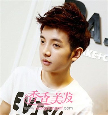 男生留什么发型帅图片 男生头顶竖起来发型