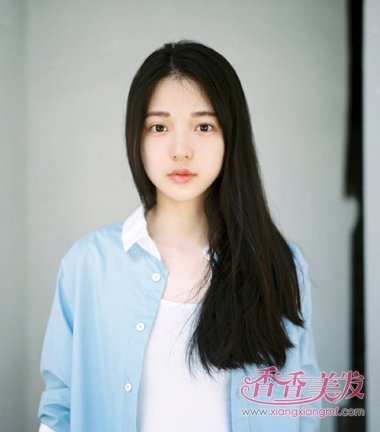 ͷ����ֱ��С���ʺϷ��� 90����Ů���ͺڳ�ֱ��