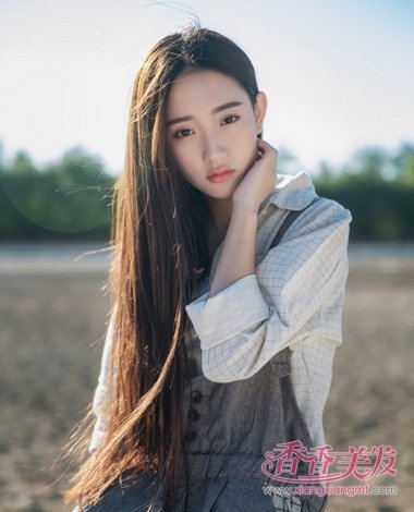 ͷ����ֱ��С���ʺϷ��� 90����Ů���ͺڳ�ֱ��